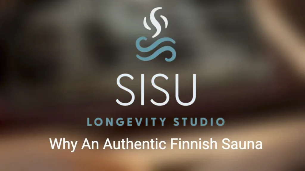 Sisu Longevity Studio emphasizes wellness through an authentic Finnish sauna experience.