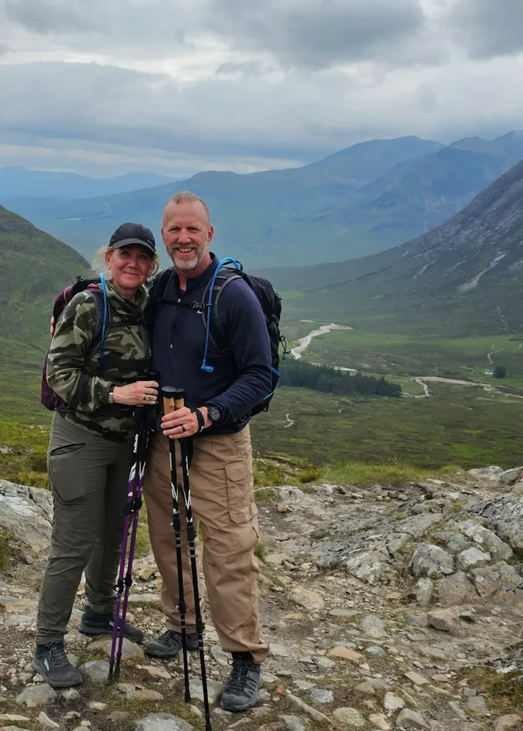 Couple Scottish Highlands Devils Staircase