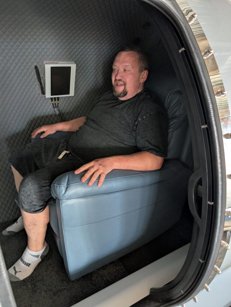 Oxygen Health Systems 64D, hard-sided hyperbaric chamber in Colorado Springs