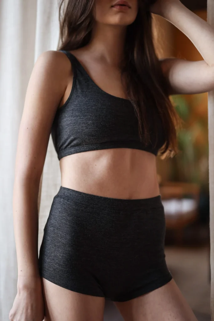 Person in athletic wear representing energy and wellness.